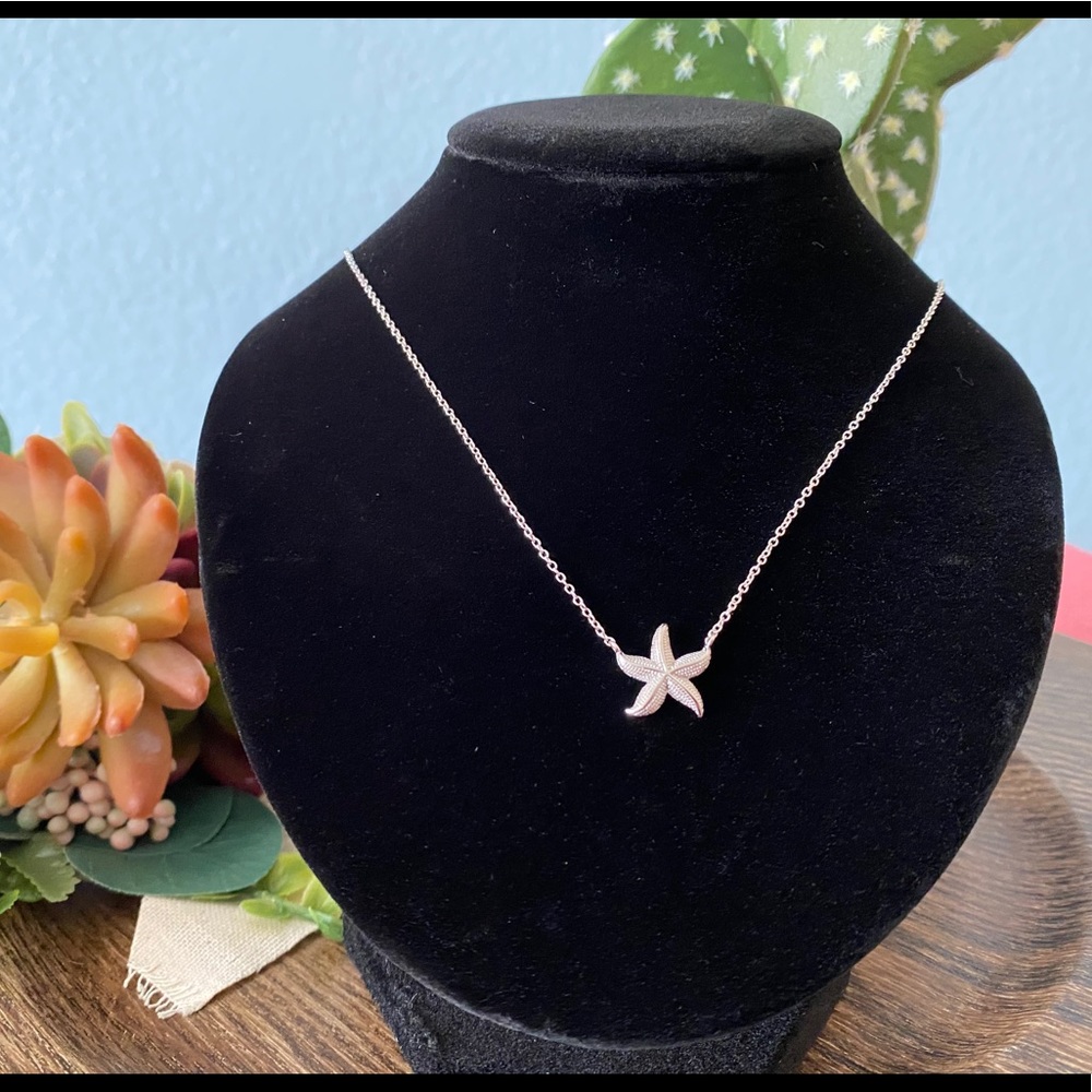 Sterling Silver Starfish Necklace